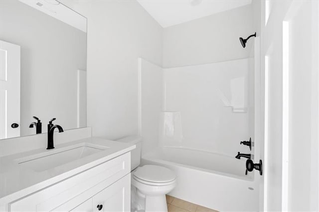 81 Bridgemill Dr, Douglasville, GA 30134 - bathroom with vanity, bathtub / shower combination, and tile patterned flooring