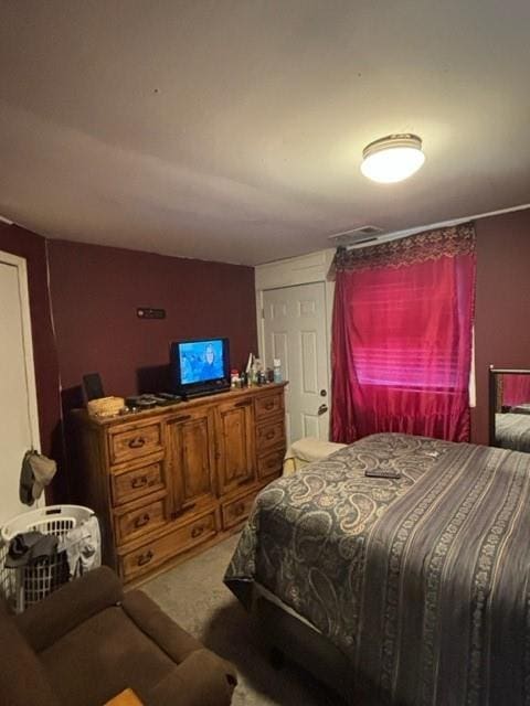 bedroom featuring carpet floors