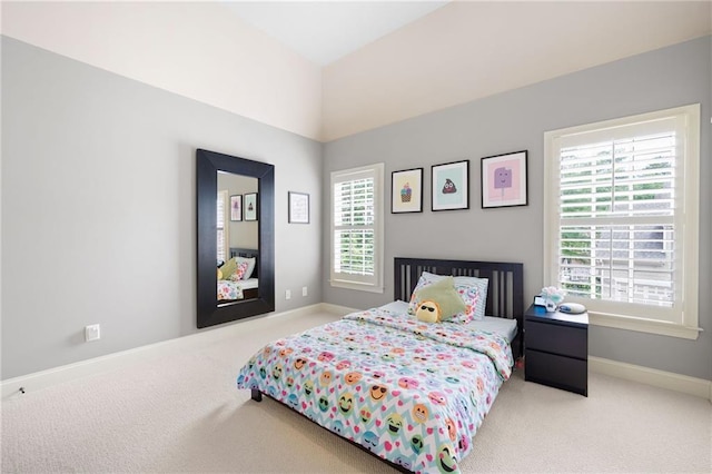 2260 Falkirk Pointe Dr, Marietta, GA 30062 - bedroom with carpet floors and vaulted ceiling