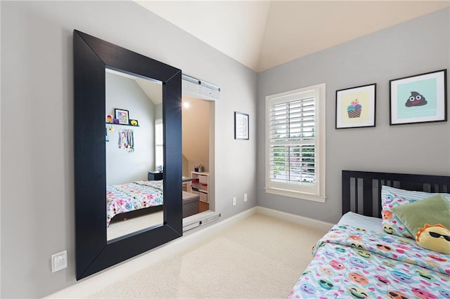 2260 Falkirk Pointe Dr, Marietta, GA 30062 - bedroom with lofted ceiling and carpet floors