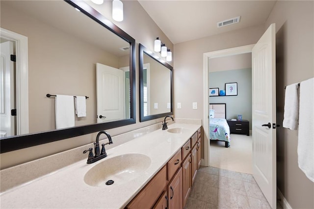 2260 Falkirk Pointe Dr, Marietta, GA 30062 - full bath with double vanity, tile patterned flooring, and connected bathroom