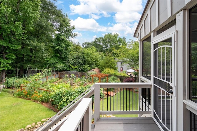 2260 Falkirk Pointe Dr, Marietta, GA 30062 - wooden terrace with a fenced backyard