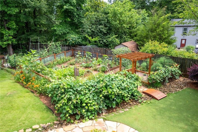 2260 Falkirk Pointe Dr, Marietta, GA 30062 - view of yard with a garden