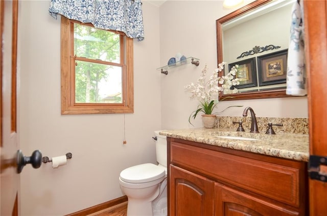 4366 Cedar Wood Dr SW, Lilburn, GA 30047 - bathroom with toilet and vanity