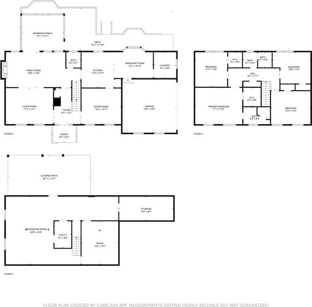 4366 Cedar Wood Dr SW, Lilburn, GA 30047 - property floor plan