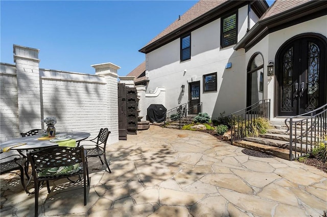 view of patio / terrace featuring outdoor dining area