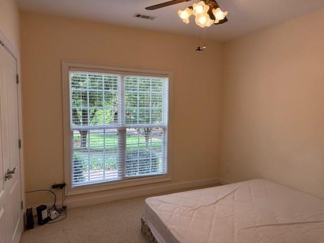 240 Huiet Dr, Mcdonough, GA 30252 - carpeted bedroom with multiple windows and a ceiling fan