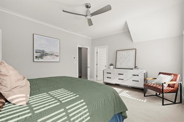 2005 Haley Walk, Woodstock, GA 30188 - carpeted bedroom featuring ornamental molding and ceiling fan