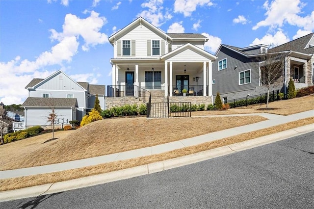 2005 Haley Walk, Woodstock, GA 30188 - view of front of home featuring a porch