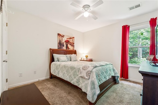 5102 Yellow Stone Dr, Flowery Branch, GA 30542 - carpeted bedroom featuring baseboards and a ceiling fan