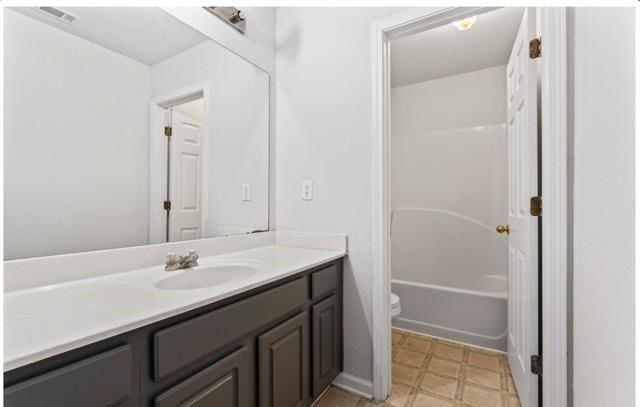 10231 Deep Creek Pl, Union City, GA 30291 - full bath with vanity, toilet, and tile patterned floors