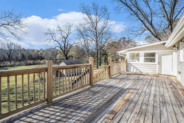 view of deck