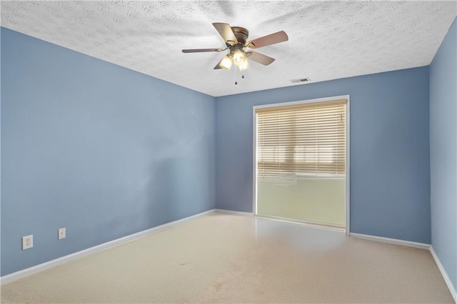 152 Maxton Ave, Dallas, GA 30132 - carpeted empty room with a ceiling fan, baseboards, and a textured ceiling