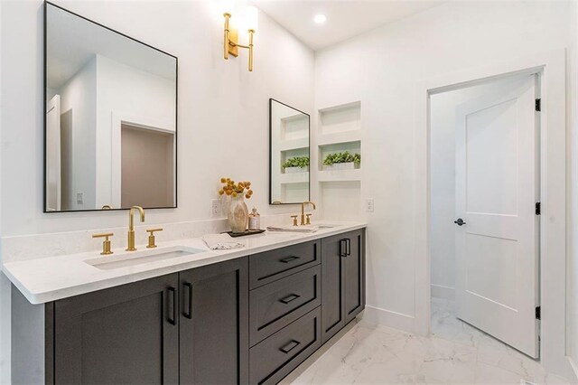 135 Cedarwood Ln, Roswell, GA 30075 - bathroom with double vanity