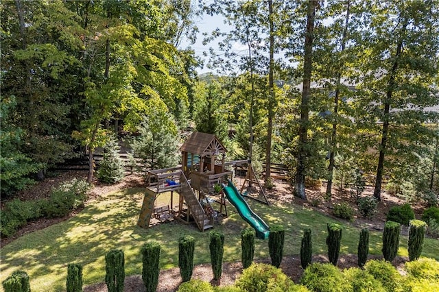 3111 Old Thompson Mill Rd, Buford, GA 30519 - view of play area with a yard