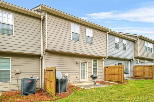 1622 Honeysuckle Path, Conyers, GA 30012 - rear view of house featuring cooling unit