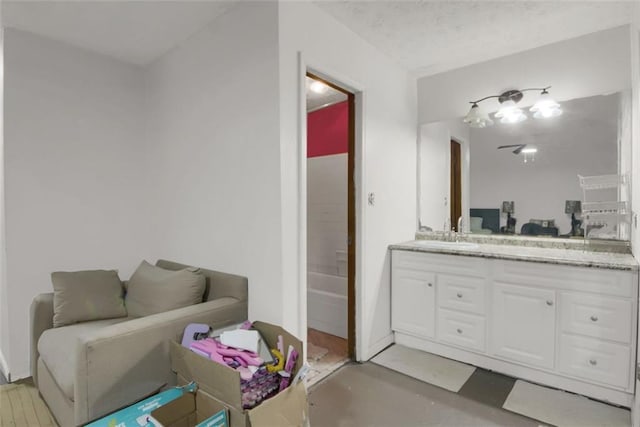 652 Post Oak Rd, Jonesboro, GA 30238 - full bathroom with vanity and a tub