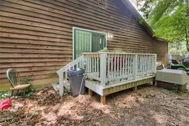 652 Post Oak Rd, Jonesboro, GA 30238 - view of wooden deck