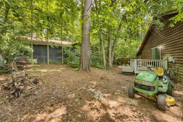 652 Post Oak Rd, Jonesboro, GA 30238 - view of yard with a deck