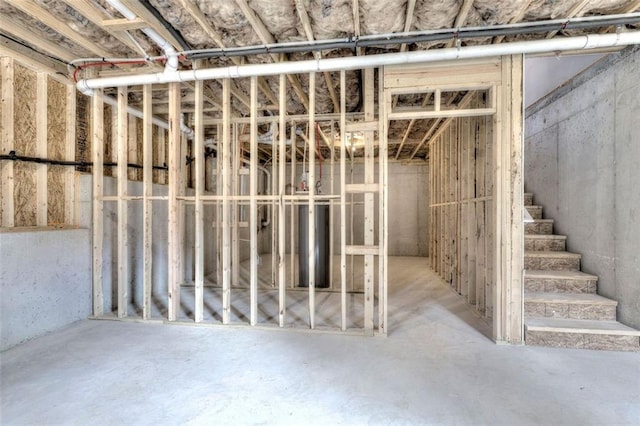 view of basement
