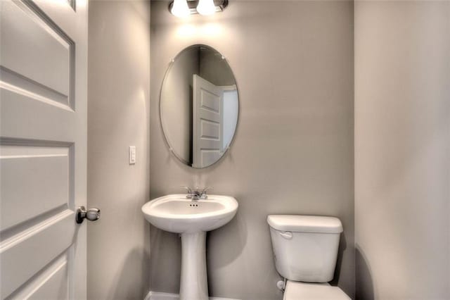 half bath with toilet