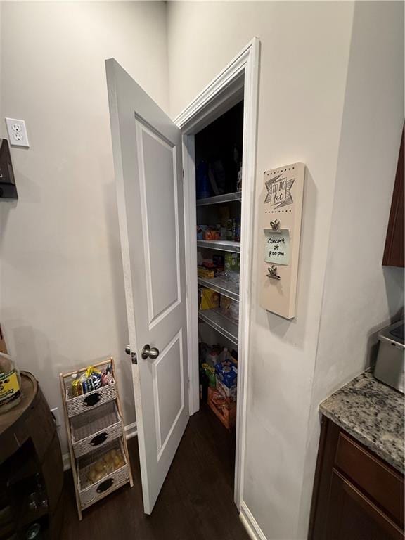 view of pantry