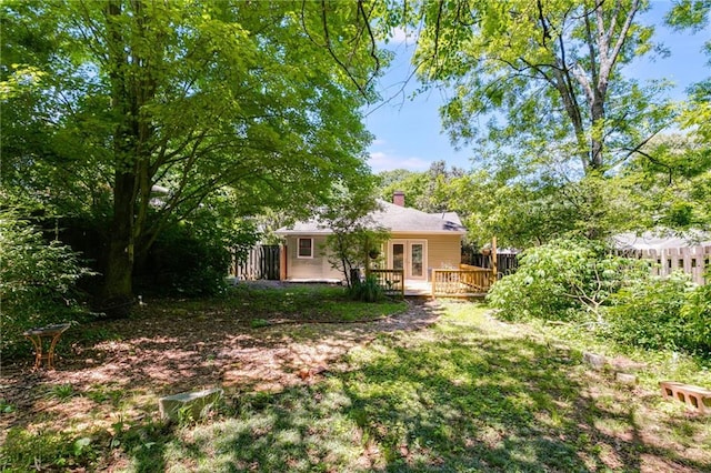 1405 May Ave SE, Atlanta, GA 30316 - view of yard featuring a deck