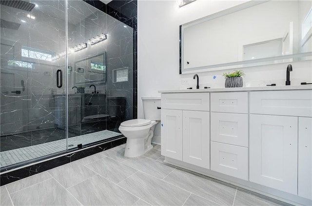115 Dahlia Ave NW, Atlanta, GA 30314 - full bathroom featuring double vanity and a marble finish shower