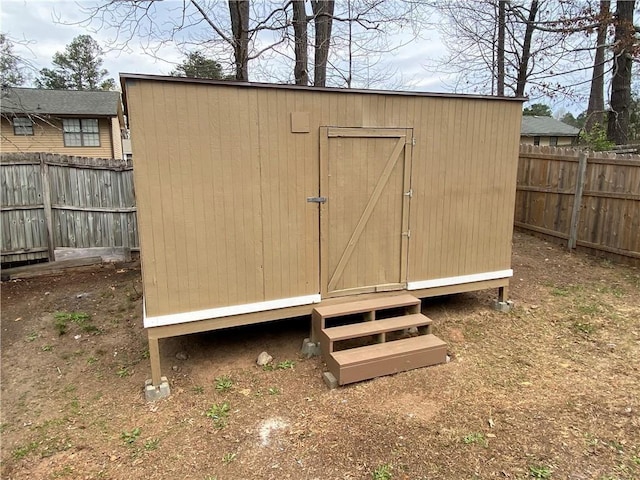 6448 Charter Way, Lithonia, GA 30058 - view of shed featuring a fenced backyard