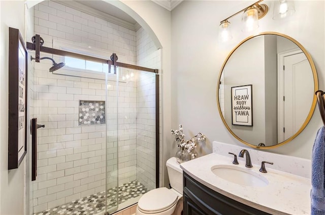 5173 Brendlynn Dr, Suwanee, GA 30024 - full bath with vanity and a stall shower