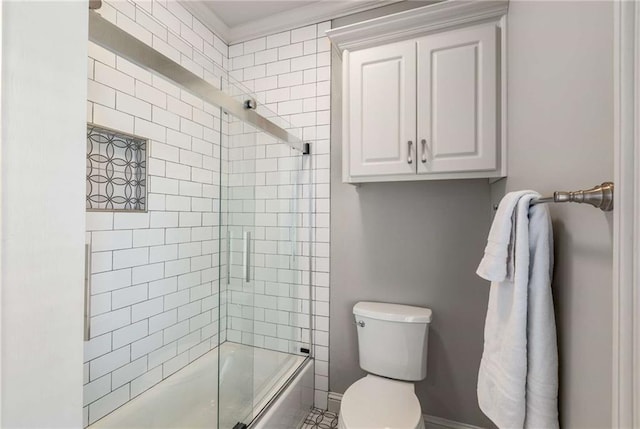 5173 Brendlynn Dr, Suwanee, GA 30024 - full bathroom with toilet and enclosed tub / shower combo