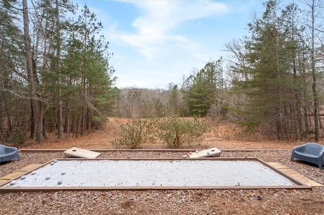 view of entry to storm shelter