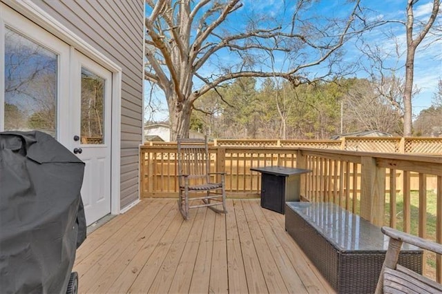 40 Crayton St, Rockmart, GA 30153 - deck featuring area for grilling