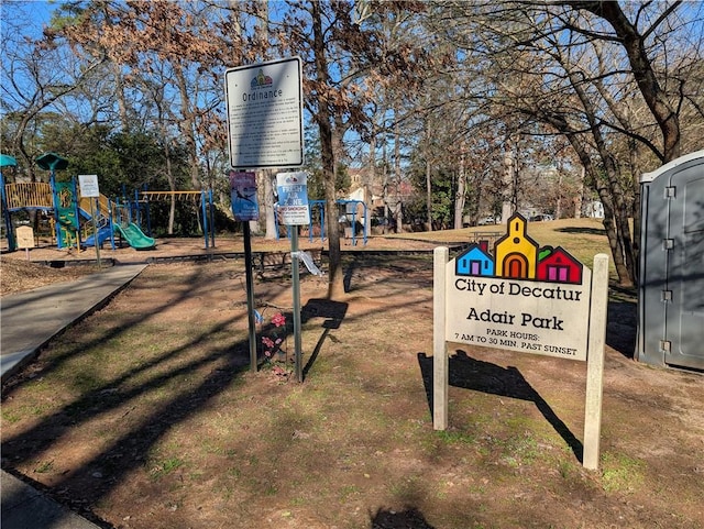 view of property's community