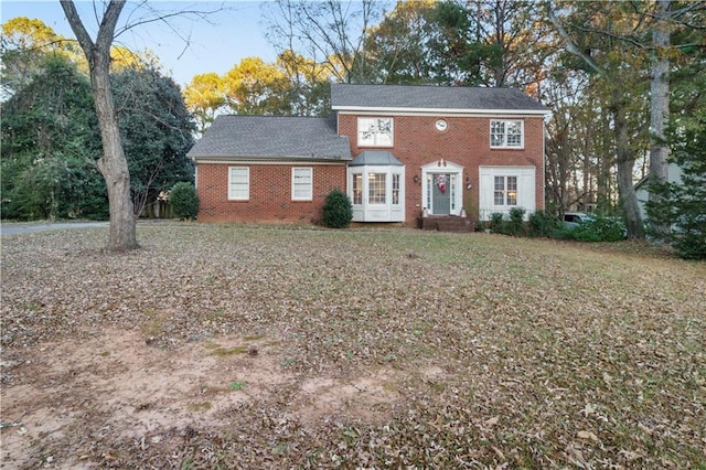 view of colonial inspired home