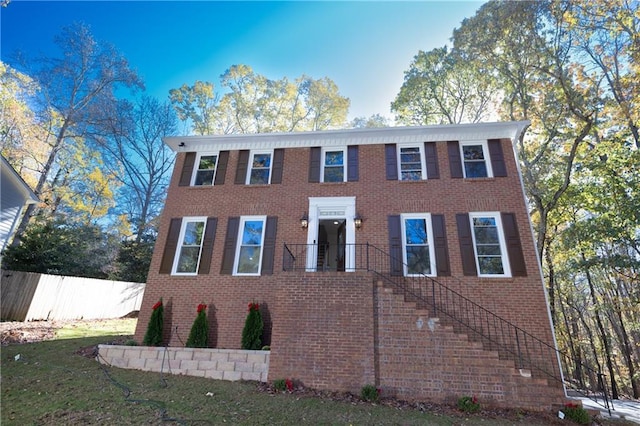 view of colonial house