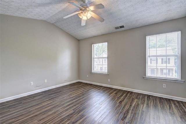 3216 Panthers Trce, Decatur, GA 30034 - empty room with visible vents, baseboards, plenty of natural light, and dark wood-style floors