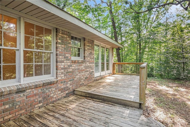 178 Garrison St, Homer, GA 30547 - view of wooden deck