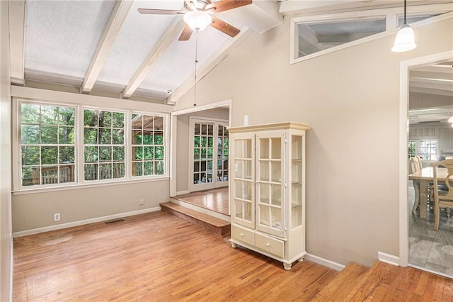 178 Garrison St, Homer, GA 30547 - empty room featuring ceiling fan and wood finished floors
