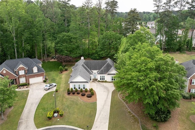 drone / aerial view