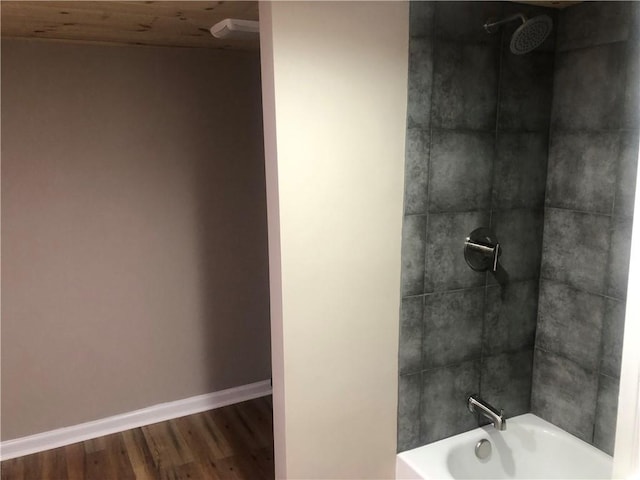 4744 Chickasaw Way SE, Acworth, GA 30102 - full bath featuring wood finished floors and bathtub / shower combination