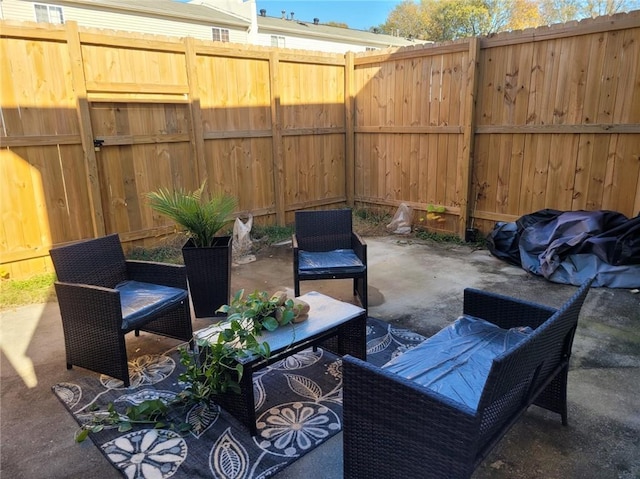 1625 Conley Rd Unit 229, Conley, GA 30288 - fenced backyard with a patio area