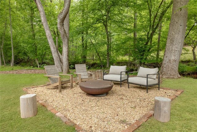 exterior space with a lawn and a patio area