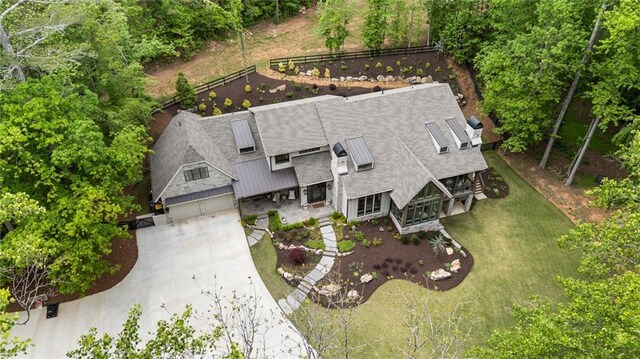 aerial view