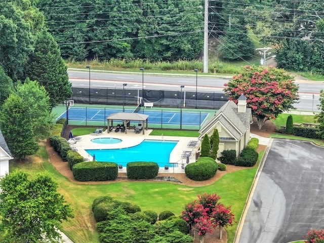 bird's eye view