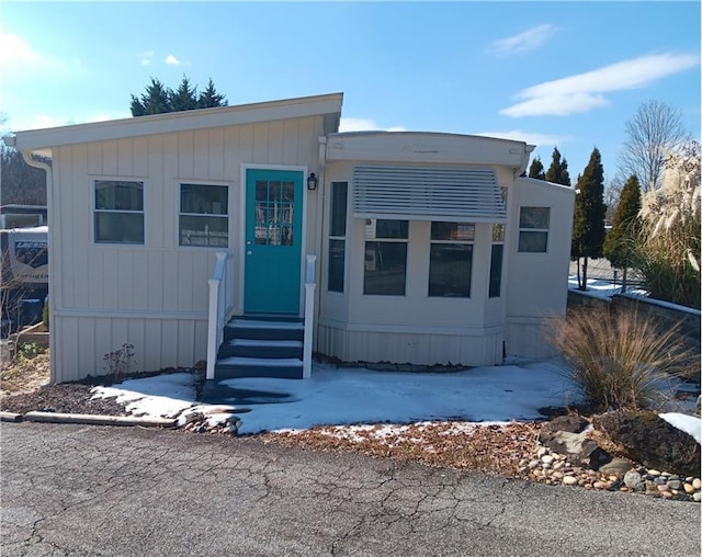 view of manufactured / mobile home