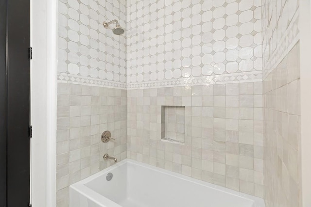 11273 Serenbe Ln, Chattahoochee Hills, GA 30268 - bathroom featuring tiled shower / bath combo