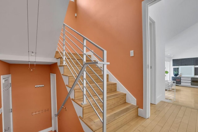 2683 Tritt Springs Trce NE, Marietta, GA 30062 - stairs featuring wood finished floors