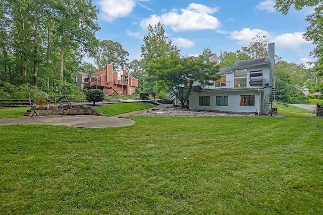 2683 Tritt Springs Trce NE, Marietta, GA 30062 - view of yard featuring a patio area and stairway
