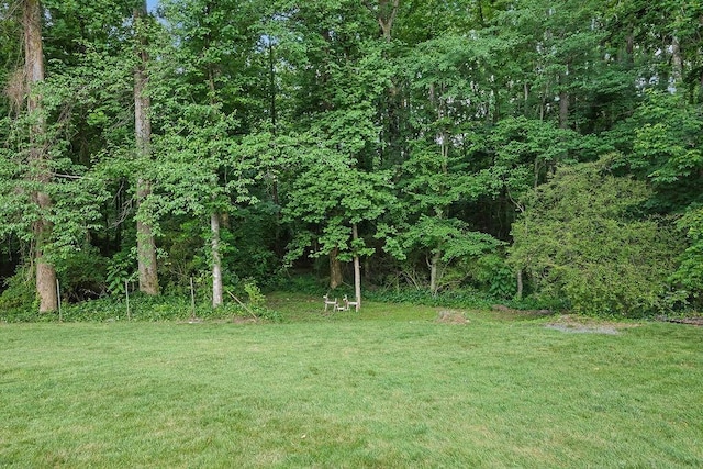 2683 Tritt Springs Trce NE, Marietta, GA 30062 - view of grassy yard featuring a forest view